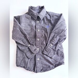 Boys 3T Wrangler Button Up Long Sleeve Dress Shirt